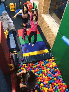 Zipline into the Ball Pit
