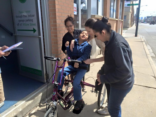 Taking new bikes for a test drive!