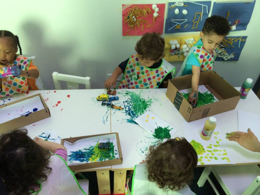 Painting with cars!