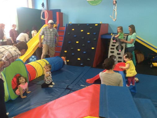 Group play in the large gym
