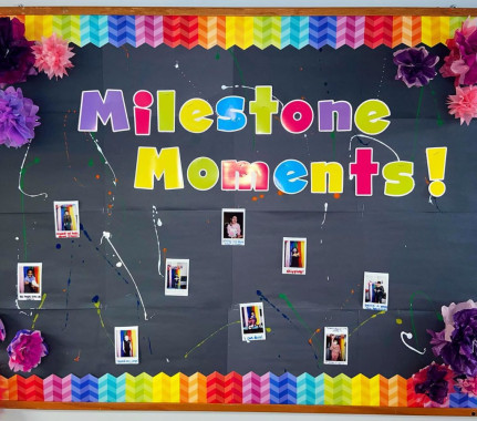 Reach a new milestone? Show it off on the wall!