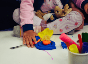 Fine Motor Fun with Playdoh!